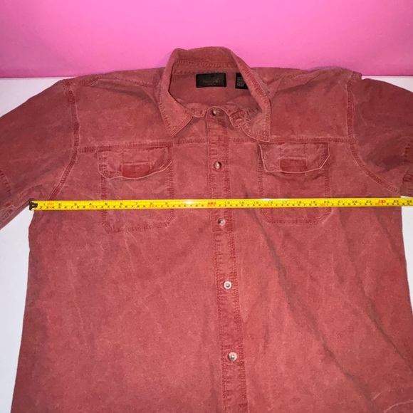 RedHead Men's Casual Button Down Shirt - Rust Red - Picture 4 of 10